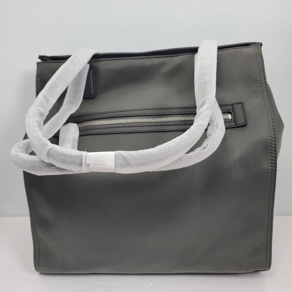 Michael Kors Women's Gray Tote Bag With Zipper Pocket & Shoulder Straps NEW